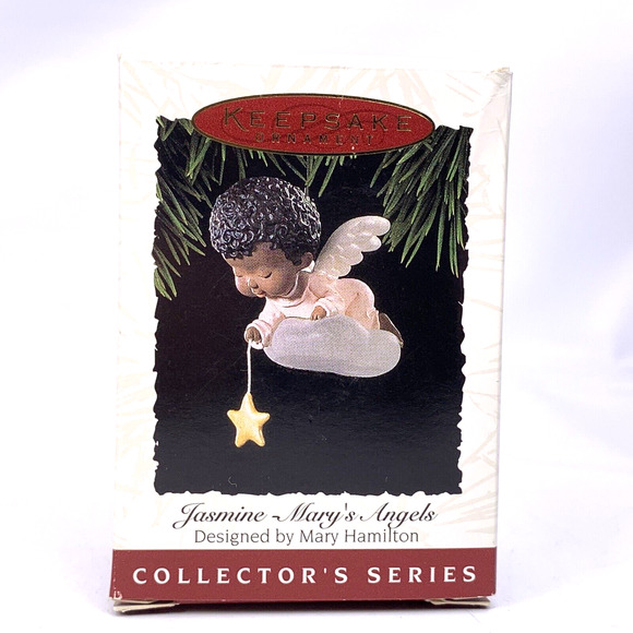 Hallmark Mary's Angels JASMINE Keepsake Ornament 1994 Series #7 - Picture 8 of 12
